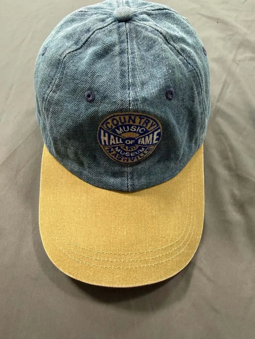 Country Music Hall of Fame Museum Denim Hat Honor Thy Music Cap